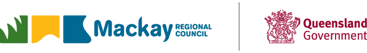 Mackay Regional Council and Queensland Government logo